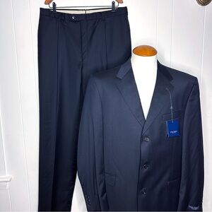 NWT Daniel Cremieux X Loro Piana Navy Wool SUIT